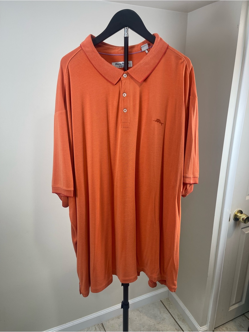 Tommy Bahama Men's Coral Orange Polo
